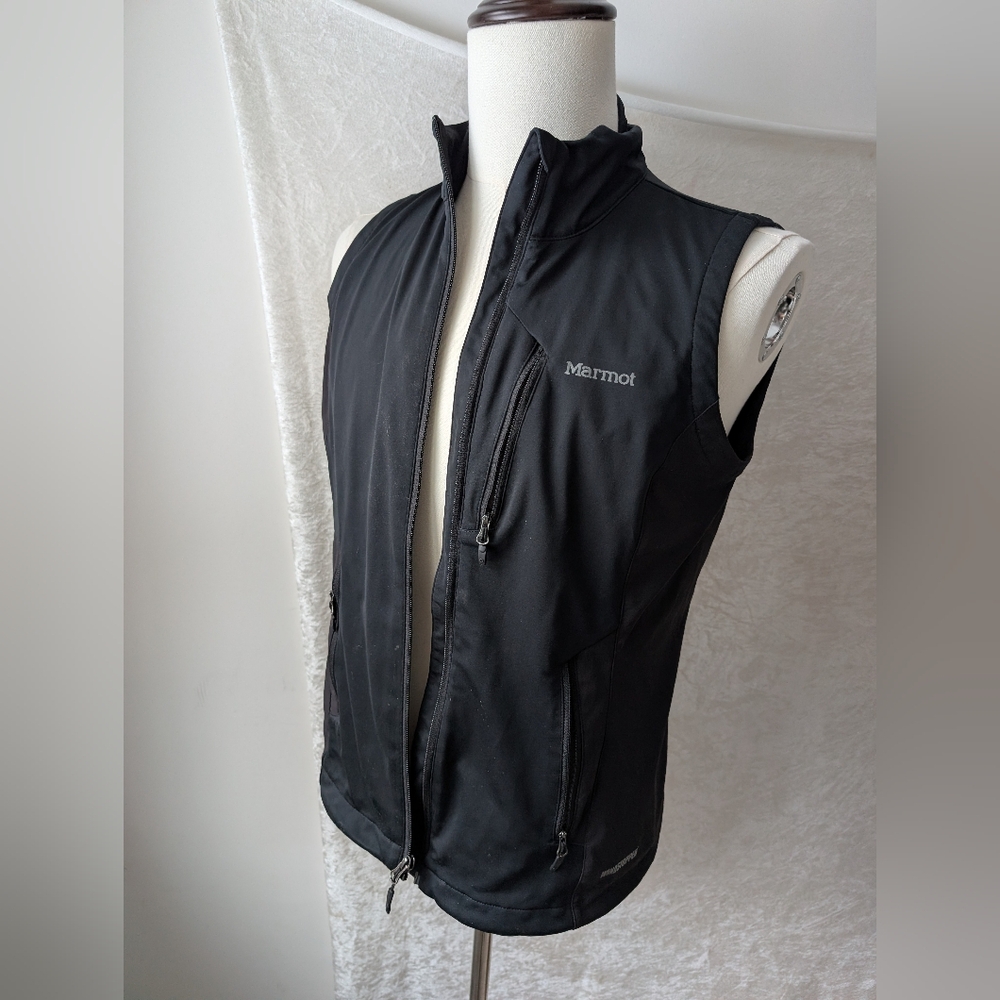 Marmot Leadville Vest Windstopper Zip Up Vest Zip Pockets Medium Men's